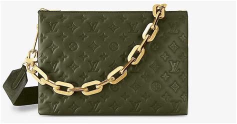 green lv purse|louis vuitton coussin bag green.